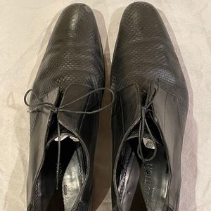 black leather dress shoes by louis vuitton